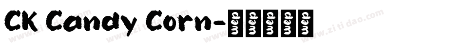 CK Candy Corn字体转换